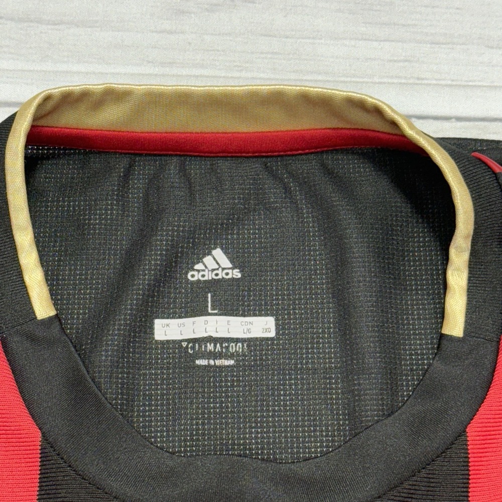 adidas Jersey Mens Large Black Red Atlanta United 2019 Authentic Home MLS - Picture 3 of 9